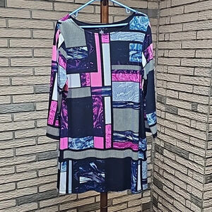 Style and Co Dress/Long Shirt Like New Sz XL